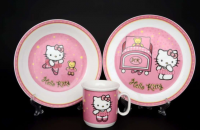 ДЕТ0001 Детский набор 3 предмета " CAIRO", декор "Hello Kitty" ЧЕХИЯ