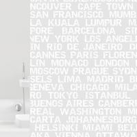 6023 Штора для ванной комнаты 180*200 см "City" Bacchetta