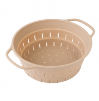 SS0000426 Дуршлаг складной силиконовый Smart Helper, d 25,5см  карамель