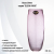 380-602 Ваза стеклянная 30см MUZA, серия "ELEGI ROSE" 380-602 Ваза стеклянная 30см MUZA, серия "ELEGI ROSE"