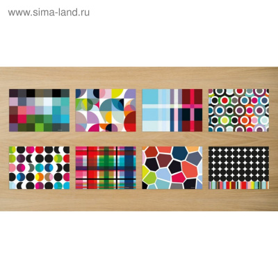 SB01-R Набор из 48 сервировочных ковриков Stripes
