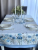 Скатерть с пропиткой "Антипятно" 145*220см, прямоугольная, декор "Delight blue" 