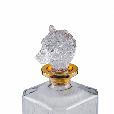 GL009 Штоф 850мл для крепких напитков, GLASSERIE, серия SPIRIT OF WOLF 