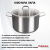 SF-CA6024G Кастрюля 6,0л индукция, нержавеющая сталь, Kukmara, серия Safia SF-CA6024G Кастрюля 6,0л индукция, нержавеющая сталь, Kukmara, серия Safia