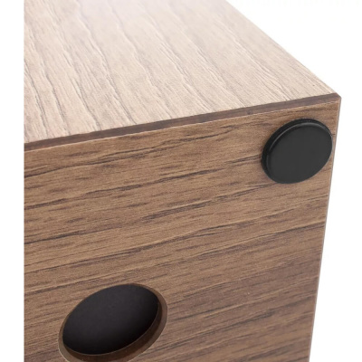 PDN102088OA4 Подставка для кухонных ножей, универсальная, 10*10*23см, дуб коричневый, композитный ма