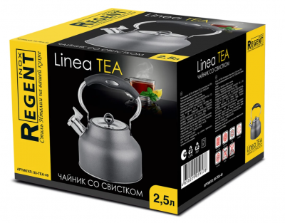 93-TEA-49 Чайник 2,5л со свистком Linea TEA