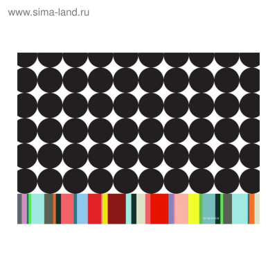 SB01-R Набор из 48 сервировочных ковриков Stripes