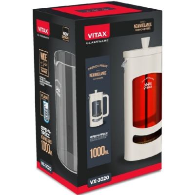 VX-3020 VITAX Френч-пресс 1000мл New Midlands